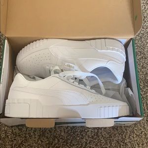 Puma white Cali Wn’s U.S. size 8